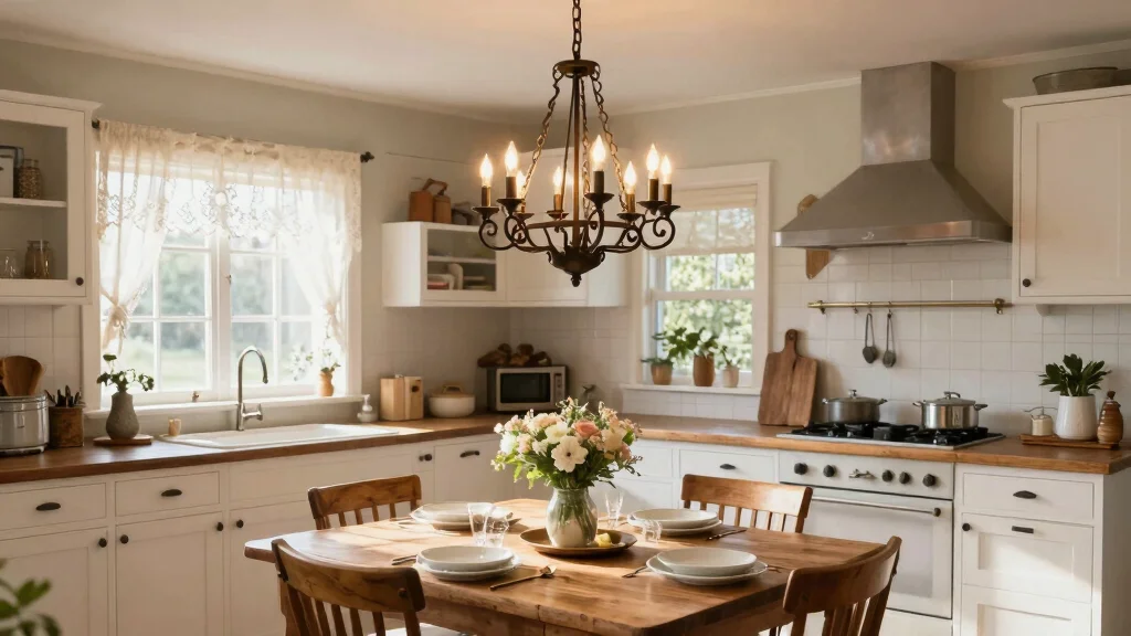 19 Farmhouse Kitchen Lighting Ideas with Rustic Charm