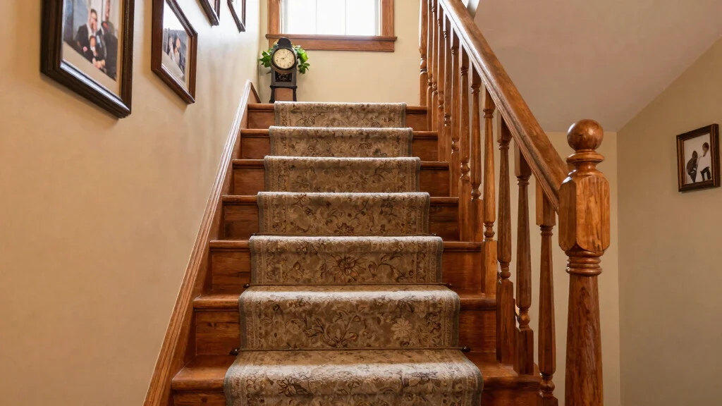 19 Wood Stairs with Carpet Runner Ideas That Feel Warm