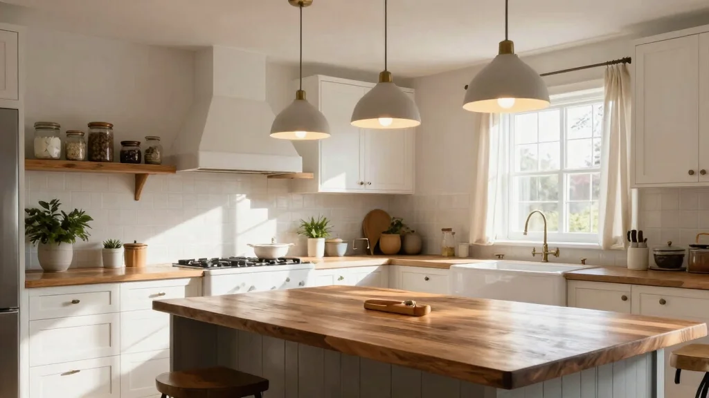 What Works Over A Peninsula? 11 Kitchen Lighting Ideas For A Polished Focal Point