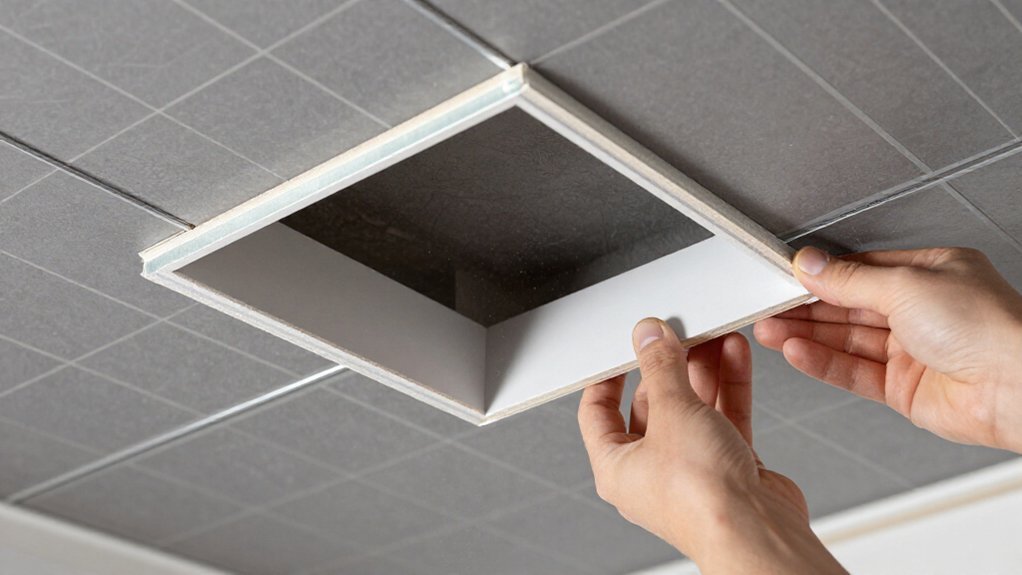 ceiling tiles precise flange