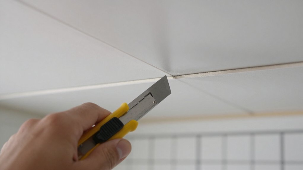 cross t guide for precise tile scoring