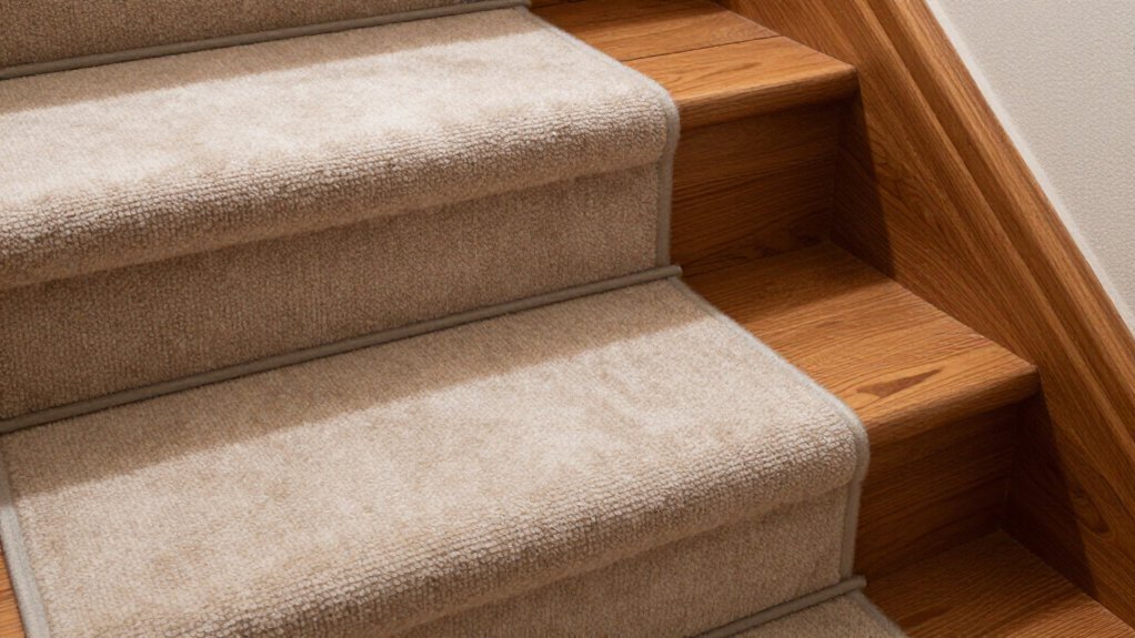 cut carpet pads to precise tread fit