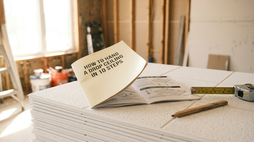 drop ceiling installation steps
