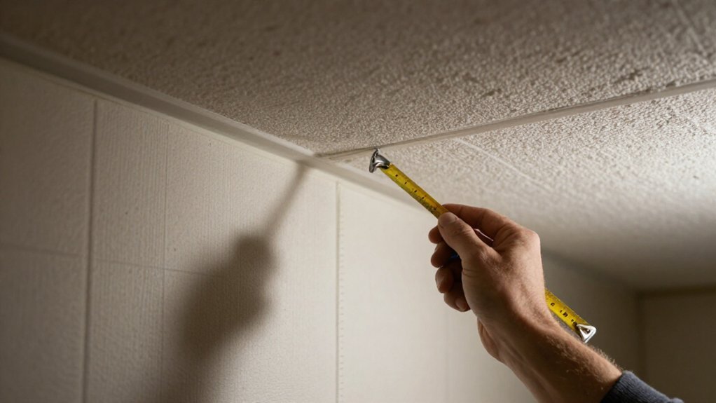 grid to wall border tile marking