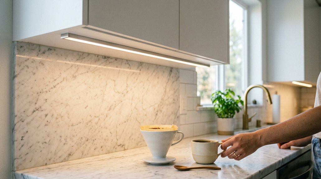 hardwired under cabinet lighting guide