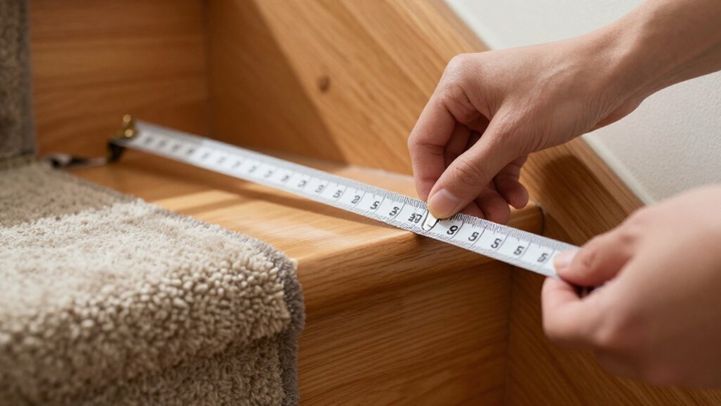 measure staircase runner length precisely