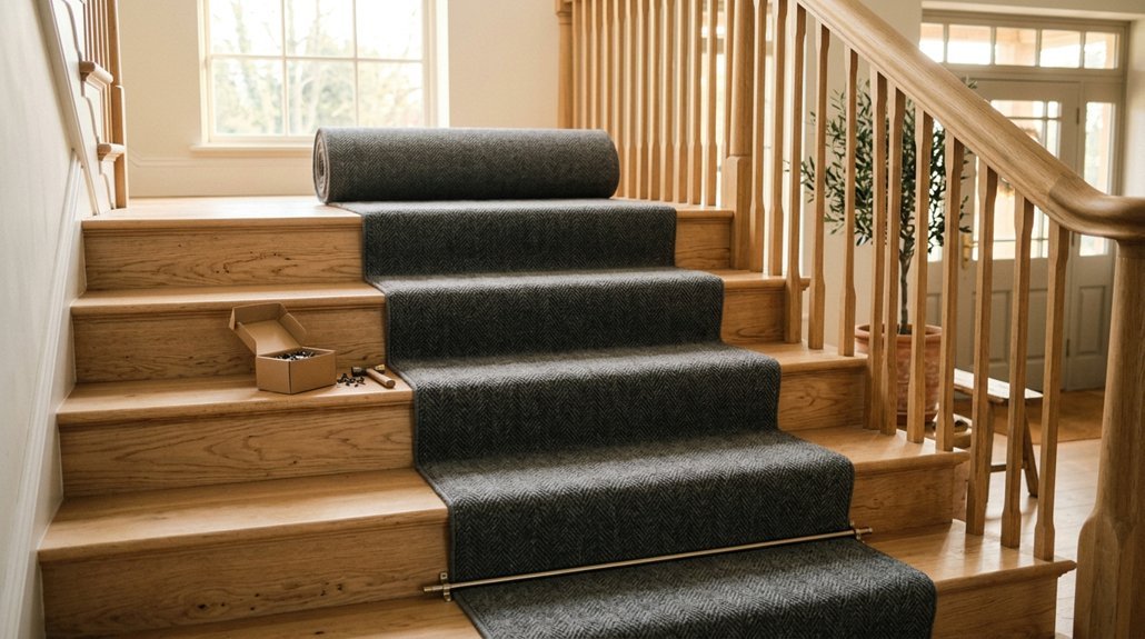 stair runner installation steps