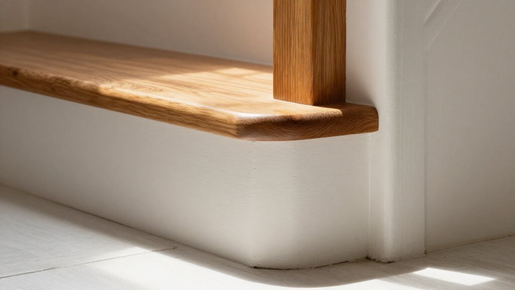 stair tread overhang options