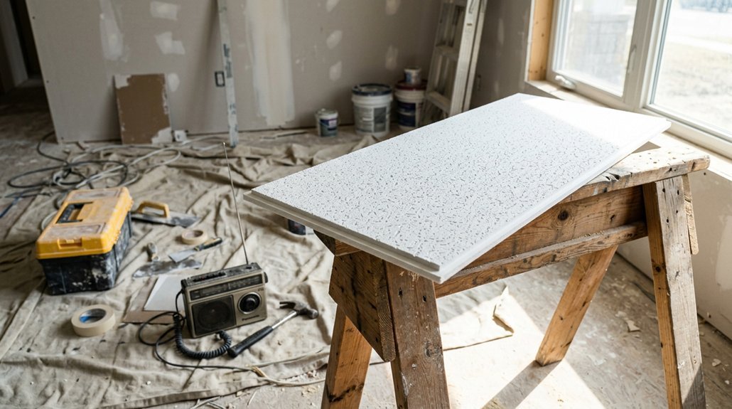 ten step guide for ceiling tile cuts