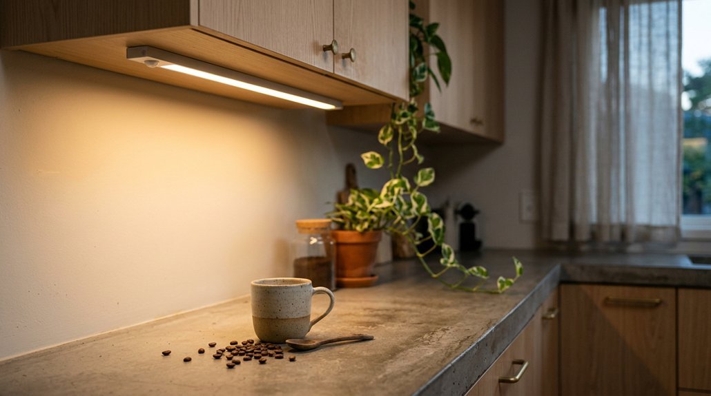 top battery under cabinet lights